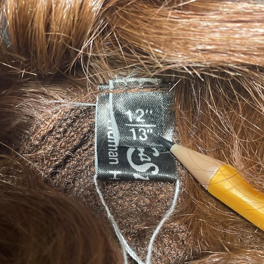NWT La Sioux 100% Human Hair Doll Wig Style 3155 Auburn Size 12-13" Lot of 2 - Picture 6 of 6